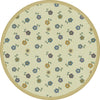 Kid Essentials Awesome Blossom 7'7" Round Area Rug in Color Soft