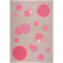 Playful Patterns Baby Dots 3'10" x 5'4" Area Rug in Color Pink