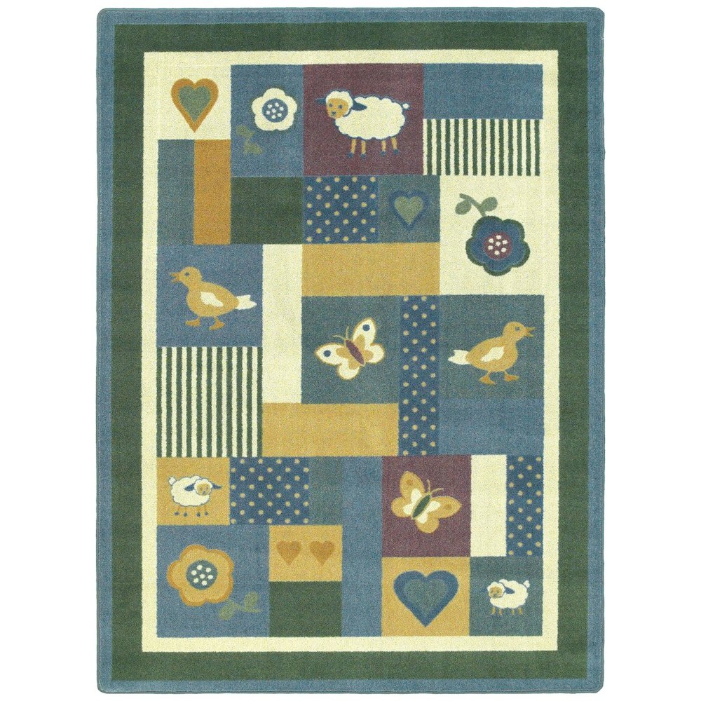 Kid Essentials Baby Love 3'10" x 5'4" Area Rug in Color Soft