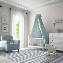 Claremont Kids Between the Lines 3'10" x 5'4" Area Rug in Color Cloudy