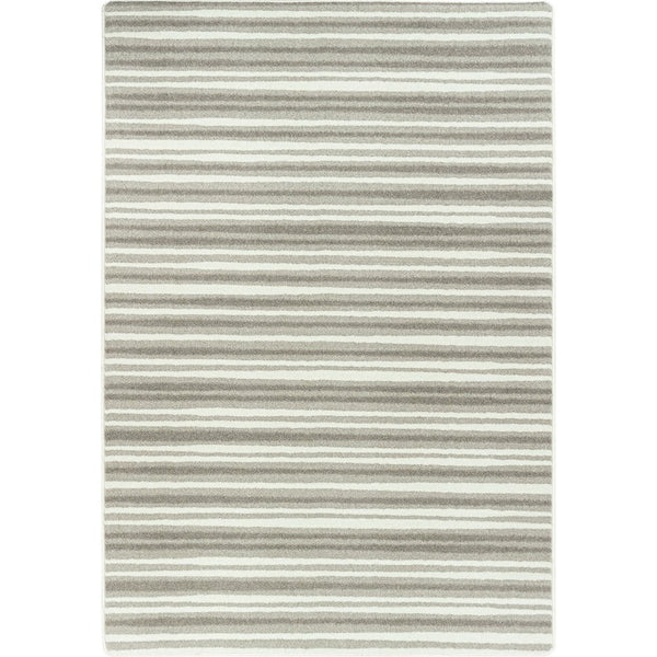 Claremont Kids Between the Lines 3'10" x 5'4" Area Rug in Color Linen