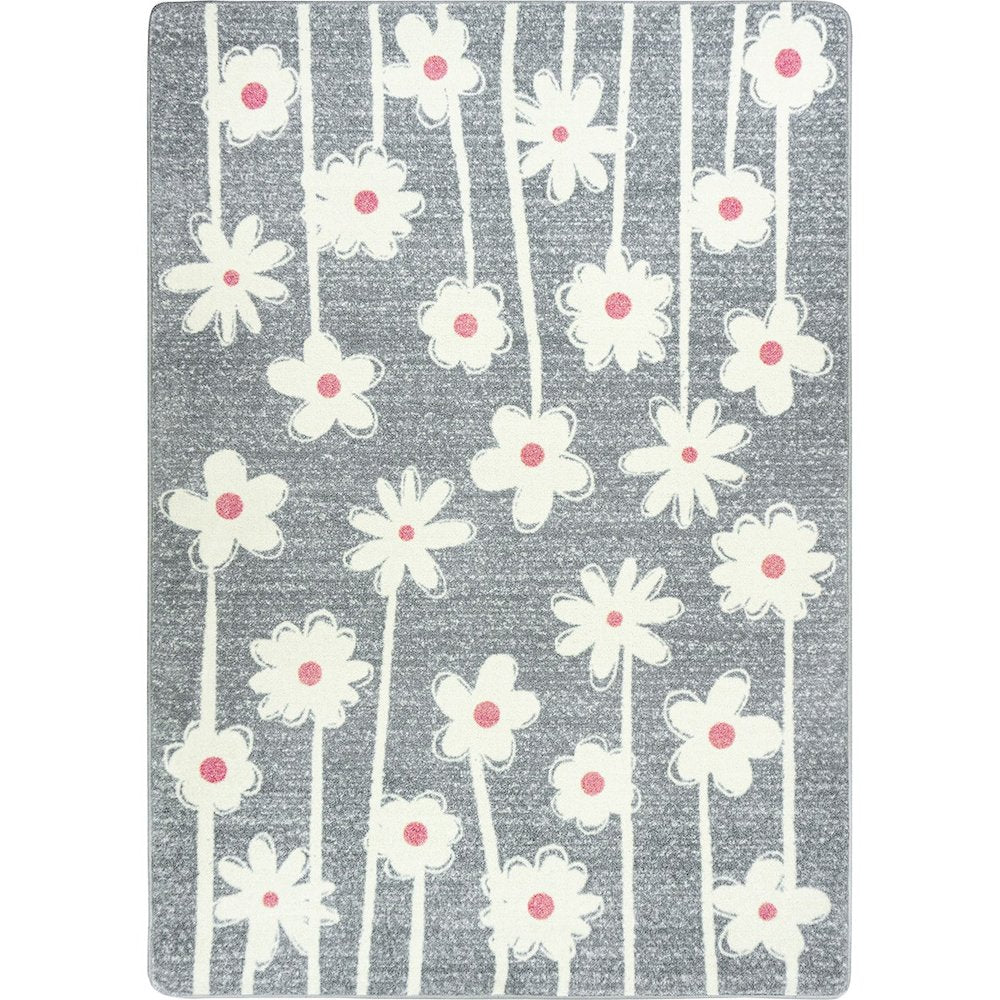 Claremont Kids Big Blooms 3'10" x 5'4" Area Rug in Color Cloudy