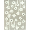 Claremont Kids Big Blooms 3'10" x 5'4" Area Rug in Color Linen