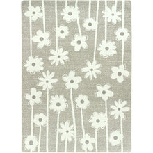 Claremont Kids Big Blooms 3'10" x 5'4" Area Rug in Color Linen