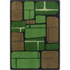 Kid Essentials BioStones 5'4" x 7'8" Area Rug in Color Meadow