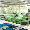 Kid Essentials BioStones 5'4" x 7'8" Area Rug in Color Meadow