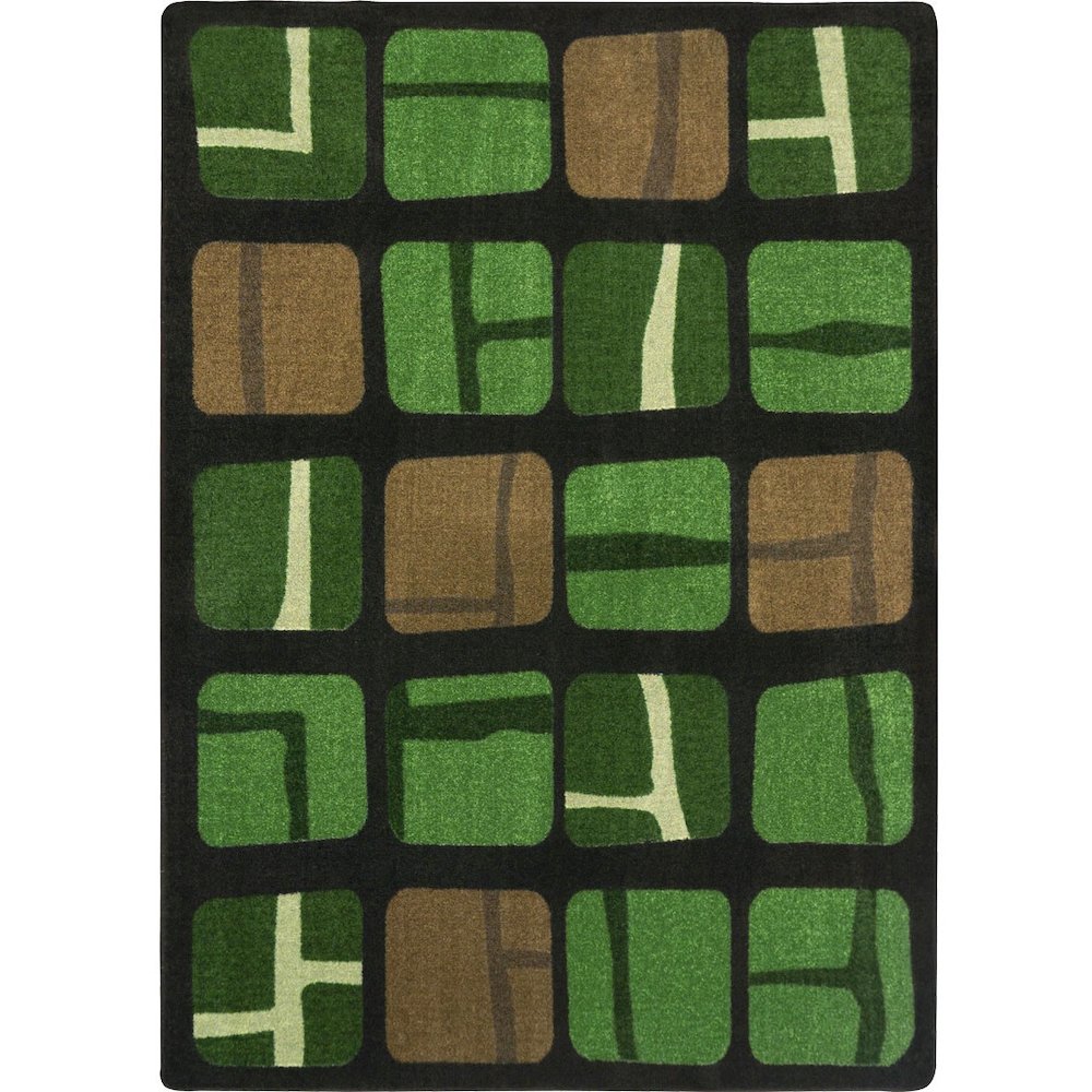 Kid Essentials BioBlocks 5'4" x 7'8" Area Rug in Color Meadow