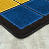 Kid Essentials Blocks Abound 5'4" x 7'8" Area Rug in Color Earthtone