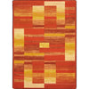 Kid Essentials Boomblox 3'10" x 5'4" Area Rug in Color Orange