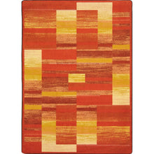 Kid Essentials Boomblox 3'10" x 5'4" Area Rug in Color Orange