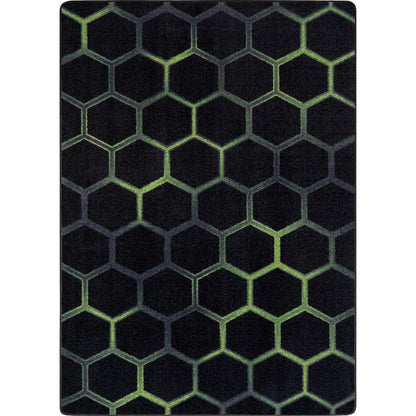 Kid Essentials Breakout 3'10" x 5'4" Area Rug in Color Emerald