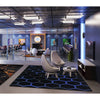 Kid Essentials Breakout 3'10" x 5'4" Area Rug in Color Sapphire