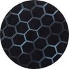 Kid Essentials Breakout 5'4" Round Area Rug in Color Teal