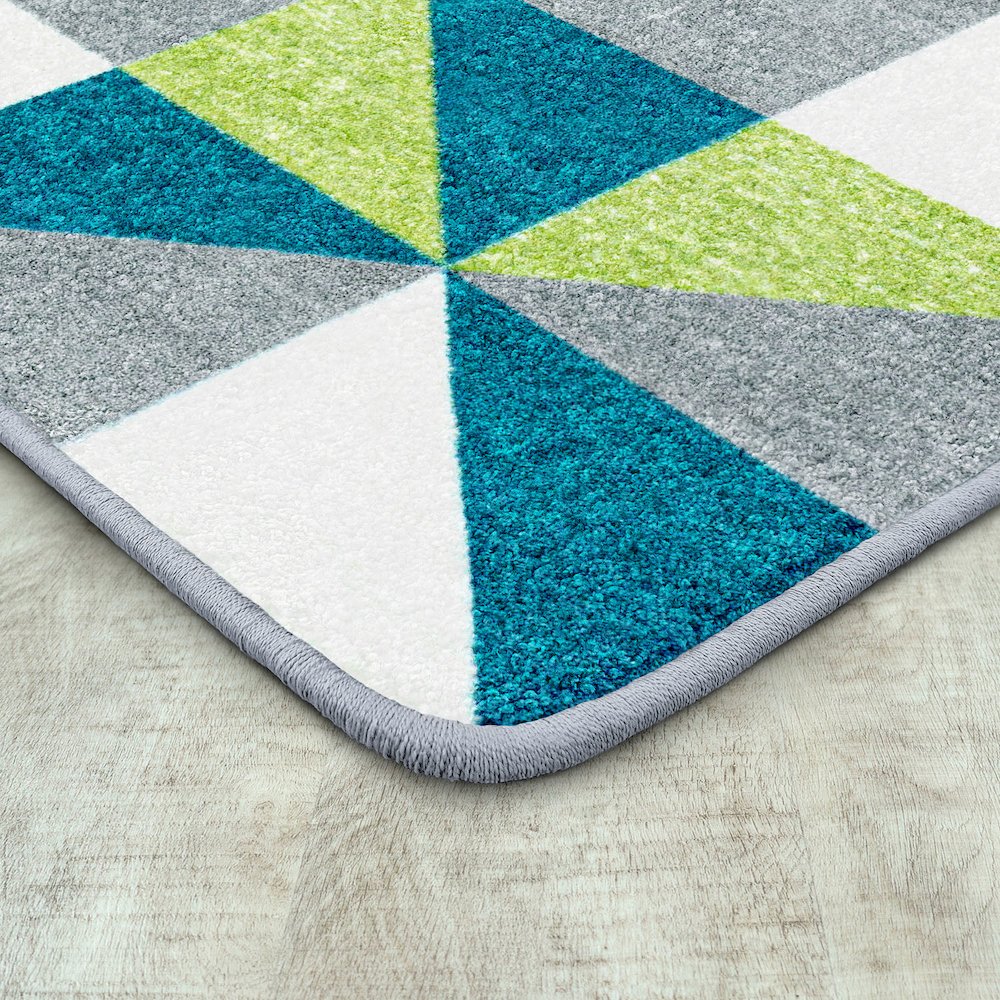 Claremont Kids Cartwheel 3'10" x 5'4" Area Rug in Color Calypso
