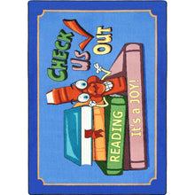 Kid Essentials Check Us Out 3'10" x 5'4" Area Rug in Color Multi