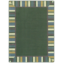 Kid Essentials Clean Green 3'10" x 5'4" Area Rug in Color Soft