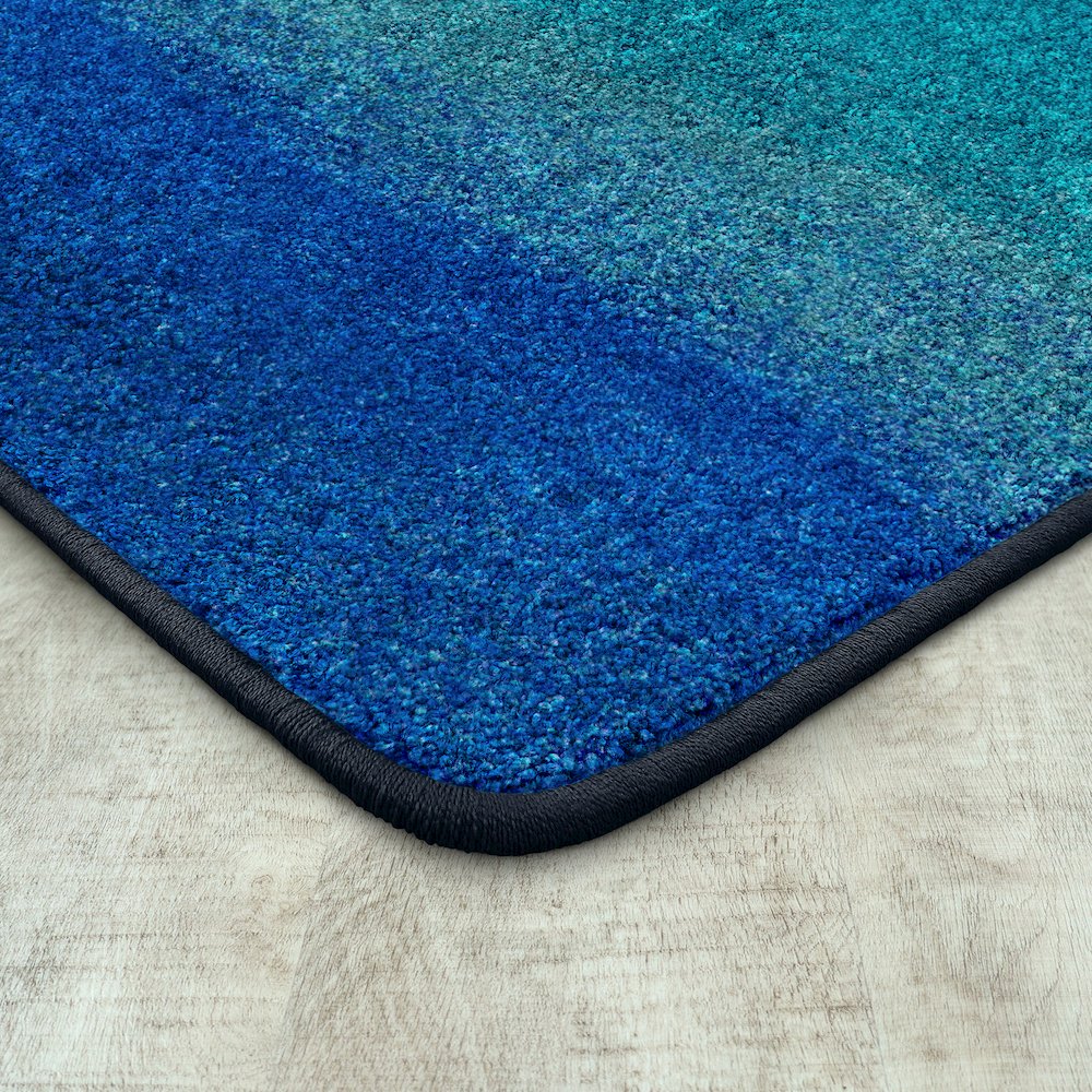 Kid Essentials Colorwash 5'4" x 7'8" Area Rug in Color Marine