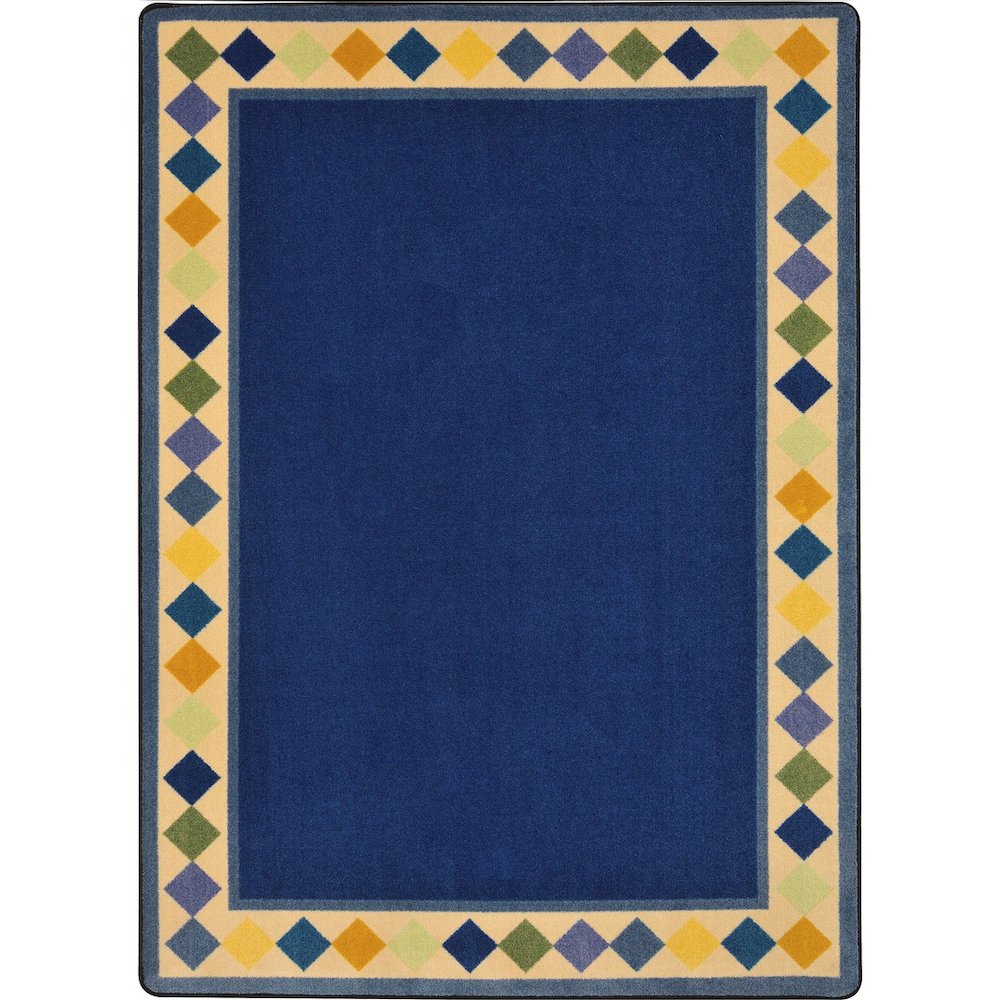 Kid Essentials Delightful Diamonds 3'10" x 5'4" Area Rug in Color Multi