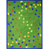 Kid Essentials Dinosaur Walk 5'4" x 7'8" Area Rug in Color Multi