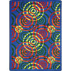 Kid Essentials Dottie 3'10" x 5'4" Area Rug in Color Rainbow