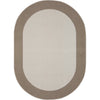 Kid Essentials Easy Going 5'4" x 7'8" Oval Area Rug in Color Neutral