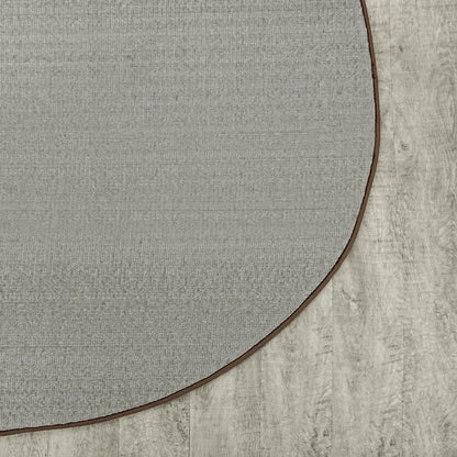 Kid Essentials Endurance 6' x 9' Oval Area Rug in Color Brown