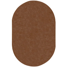 Kid Essentials Endurance 6' x 9' Oval Area Rug in Color Brown