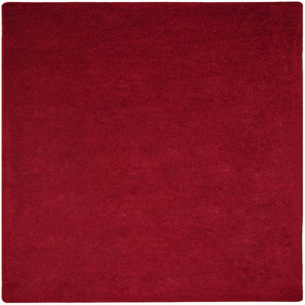 Kid Essentials Endurance 6' x 6' Area Rug in Color Burgundy