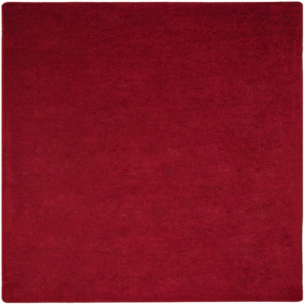 Kid Essentials Endurance 6' x 6' Area Rug in Color Burgundy