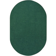 Kid Essentials Endurance 6' x 9' Oval Area Rug in Color Forest