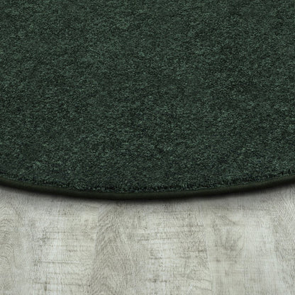 Kid Essentials Endurance 6' x 9' Oval Area Rug in Color Forest