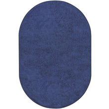 Kid Essentials Endurance 6' x 9' Oval Area Rug in Color Midnight Sky