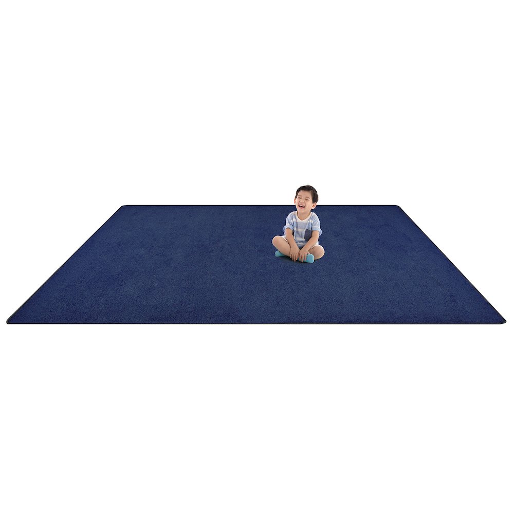 Kid Essentials Endurance 6' x 6' Area Rug in Color Midnight Sky