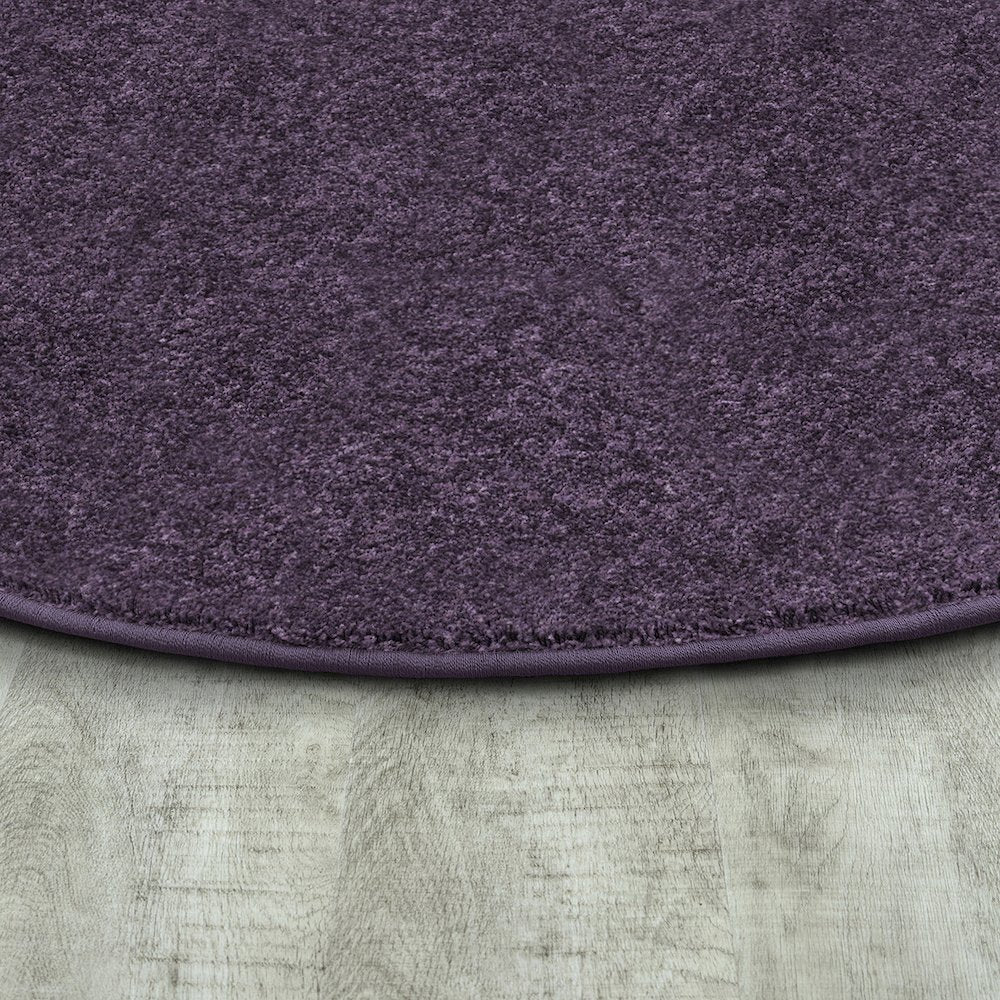 Kid Essentials Endurance 6' x 9' Oval Area Rug in Color Purple