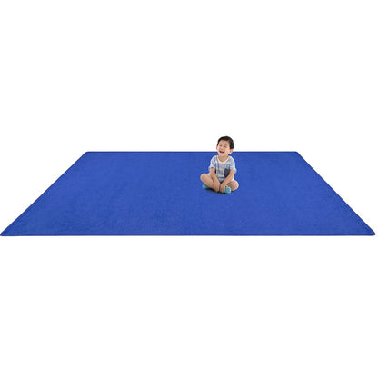 Kid Essentials Endurance 6' x 6' Area Rug in Color Royal Blue