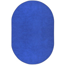 Kid Essentials Endurance 6' x 9' Oval Area Rug in Color Royal Blue