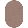 Kid Essentials Endurance 6' x 9' Oval Area Rug in Color Taupe