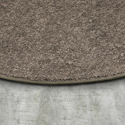 Kid Essentials Endurance 6' x 9' Oval Area Rug in Color Taupe