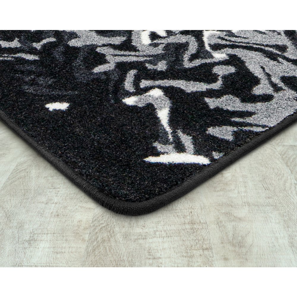 Kid Essentials Eruption 3'10" x 5'4" Area Rug in Color Arctic