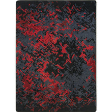 Kid Essentials Eruption 3'10" x 5'4" Area Rug in Color Ruby