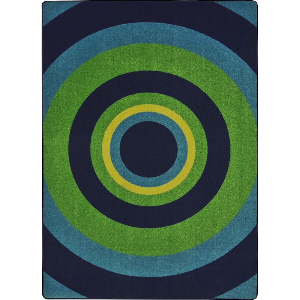 Kid Essentials Fascinate 5'4" x 7'8" Area Rug in Color Navy