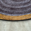 Kid Essentials Feeling Natural 7'7" Round Area Rug in Color Slate