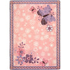 Kid Essentials Flower Fields 3'10" x 5'4" Area Rug in Color Multi
