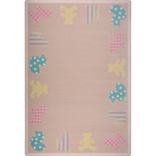 Kid Essentials Frisky Friends 3'10" x 5'4" Area Rug in Color Multi