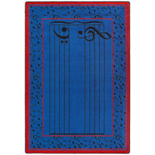 Kid Essentials Fully Staffed 3'10" x 5'4" Area Rug in Color Blue