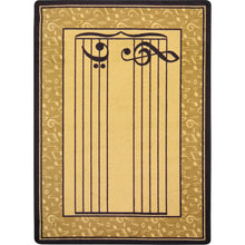 Kid Essentials Fully Staffed 3'10" x 5'4" Area Rug in Color Sand