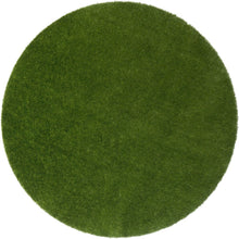 Kid Essentials GreenSpace 7'6" Round Area Rug in Color Green