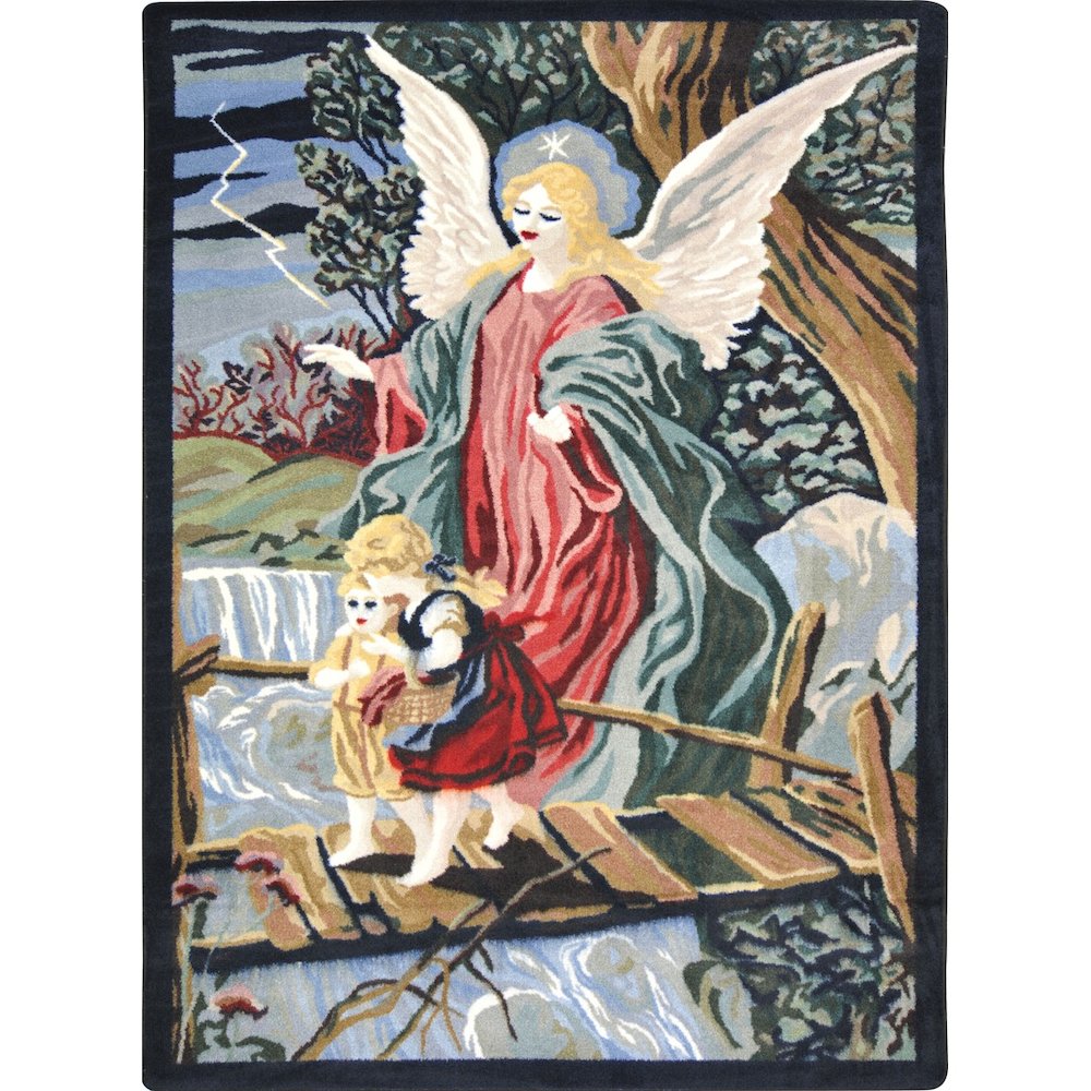 Kid Essentials Guardian Angel 3'10" x 5'4" Area Rug in Color Multi