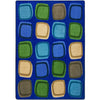 Kid Essentials Harmony Blocks 5'4" x 7'8" Area Rug in Color Multi
