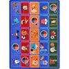 Kid Essentials Healthy Choices 5'4" x 7'8" Area Rug in Color Multi
